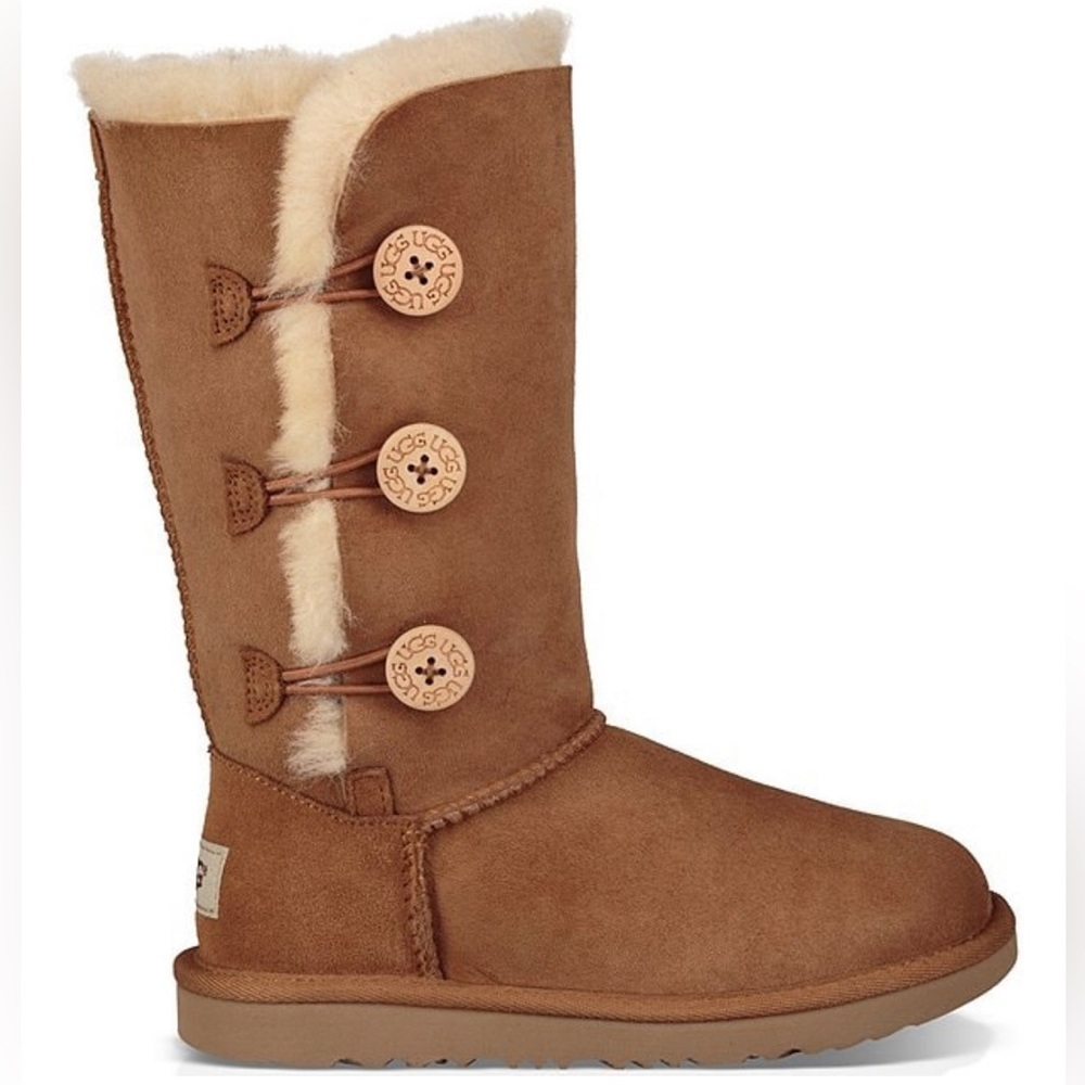 UGG Girls' Button Triplet boot